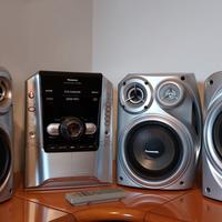 Panasonic CD Stereo System SA AK640 WMA MP3