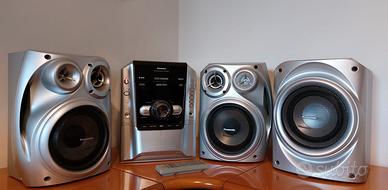 Panasonic CD Stereo System SA AK640 WMA MP3