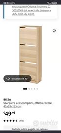 scarpiera Bissa Ikea 