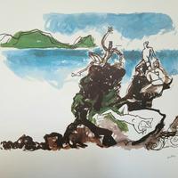 litografia di Renato Guttuso 