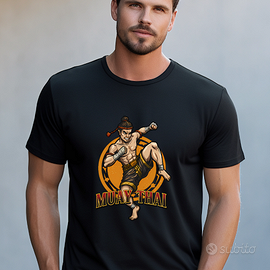 T-shirt unisex in Cotone. Maglietta Muai Thai
