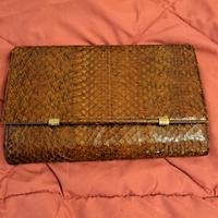 borsa vera pelle pitone