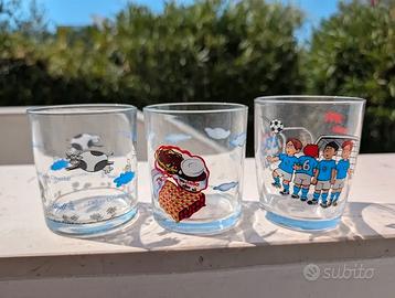 Set 3 bicchieri Nutella e Lindt collezione