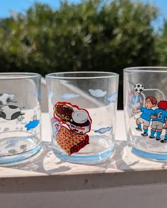 Set 3 bicchieri Nutella e Lindt collezione