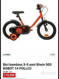 Bici bambino 14 pollici