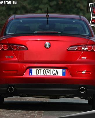 Paraurto post. e terminali scarico alfa 159 TBI