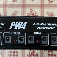 2 Alimentatori PW4 Pedal board Masotti Mezzabarba