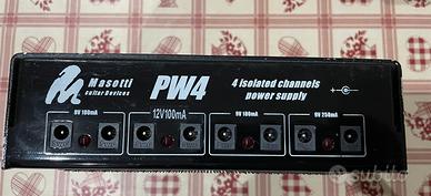 2 Alimentatori PW4 Pedal board Masotti Mezzabarba