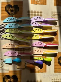 Coltelli da pizza e formaggi