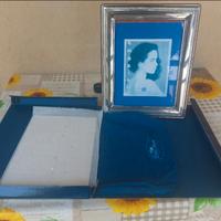 Cornice in argento e ciliegio