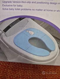 Riduttore Wc portatile e pieghevole per bambini.