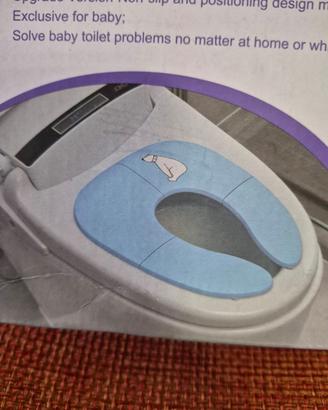 Riduttore Wc portatile e pieghevole per bambini.