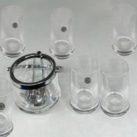 Bicchieri + secchiello ghiaccio vintage anni '70