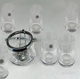 Bicchieri + secchiello ghiaccio vintage anni '70