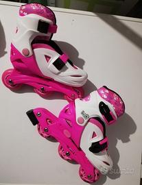 Pattini allungabili bambina misura piede 26-30