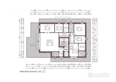 Appartamento di 240 m² con più di 5 locali e box a