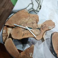 orologio da parete in legno