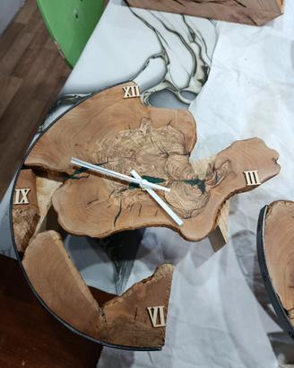 orologio da parete in legno