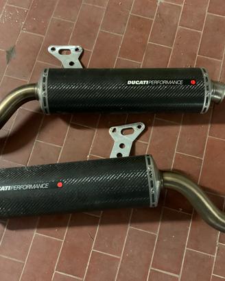 Terminali carbonio Ducati Performance x Supersport