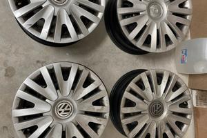 Cerchi in Ferro 15” + Copricerchi VW Golf V VI VII
