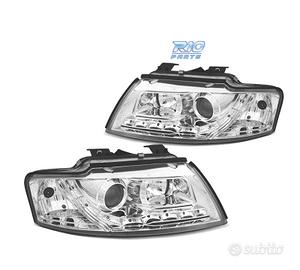 FARI PER AUDI A4 B6 CABRIO 02-06 LUCE DIURNA A LED