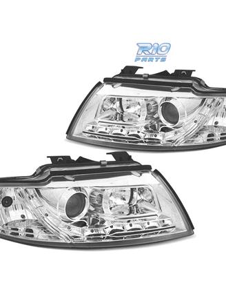FARI PER AUDI A4 B6 CABRIO 02-06 LUCE DIURNA A LED
