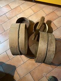 Setacci - paiolo in rame - tosta orzo