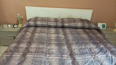 Letto contenitore più materasso matrimoniale