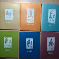 6 libri con CD musicali music togheter 