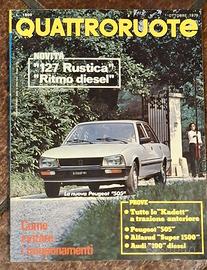 QUATTRORUOTE – Ottobre 1979 (rivista originale)