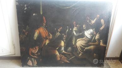DIPINTO ITALIANO SU TELA DELLA FINE DEL 600