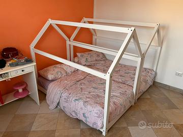Letti Montessori per bambini a forma di casa