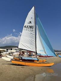HobieCat 14 turbo con Gennaker e albero divisibile