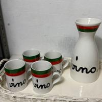 Set vino BALDELLI ceramiche