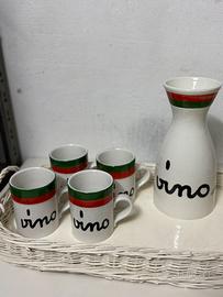 Set vino BALDELLI ceramiche