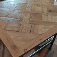 tavolo in rovere di recupero massello