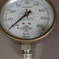 MANOMETRO ALLEMANO D.150 CON GAMBO VERTICALE 1/2″