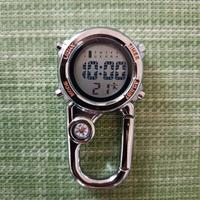 Orologio sportivo display con moschettone