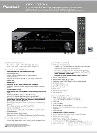 Amplificatore VSX-1020-K PIONEER