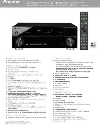 Amplificatore VSX-1020-K PIONEER
