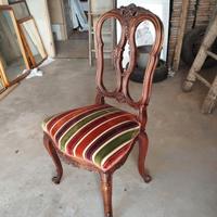 sedia in legno vintage