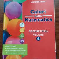 libro usato "colori della matematica"  4