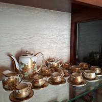 🏮 Set da tè giapponese antico – Oro zecchino – Pr