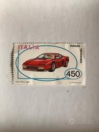 Francobollo Ferrari Testarossa