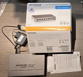 Switch NETGEAR 8 Porte Gigabit GS108E