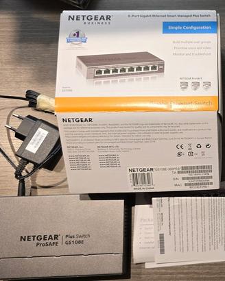 Switch NETGEAR 8 Porte Gigabit GS108E