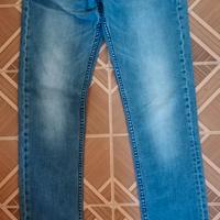 tg 48 Morris jeans denim blu chiaro pantalone 