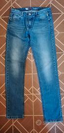 tg 48 Morris jeans denim blu chiaro pantalone 