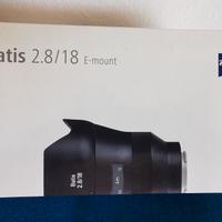 Grandangolare Sony e-mount  Batis/Zeiss  18mm f2.8