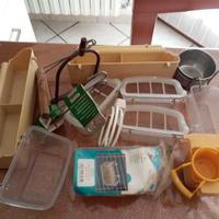 lotto accessori gabbie per uccelli 